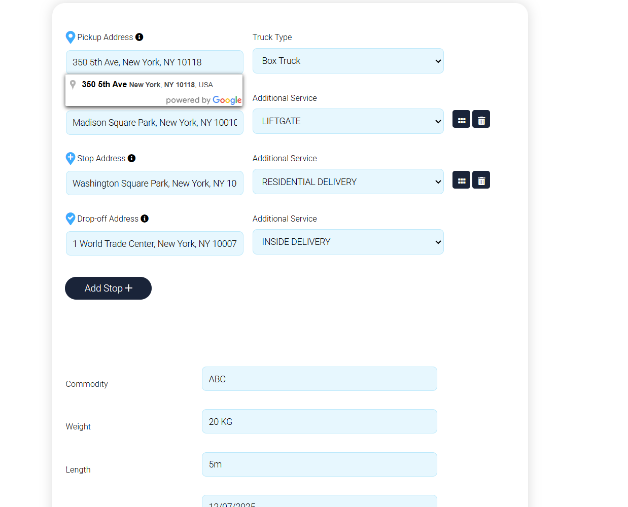 Shipping Cost Calculator